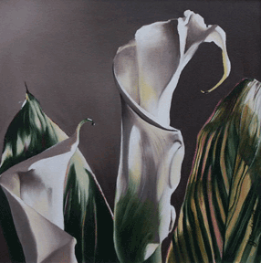 pink rose  painting