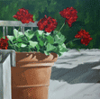 geranium painting