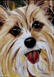 terrier mix painting