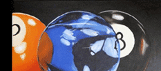 painting pool balls